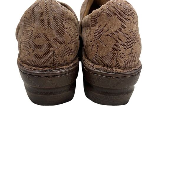 BOC Women’s Size 10 Brown Leather Clogs Slip On Comfort Shoes Nursing - Picture 2 of 7